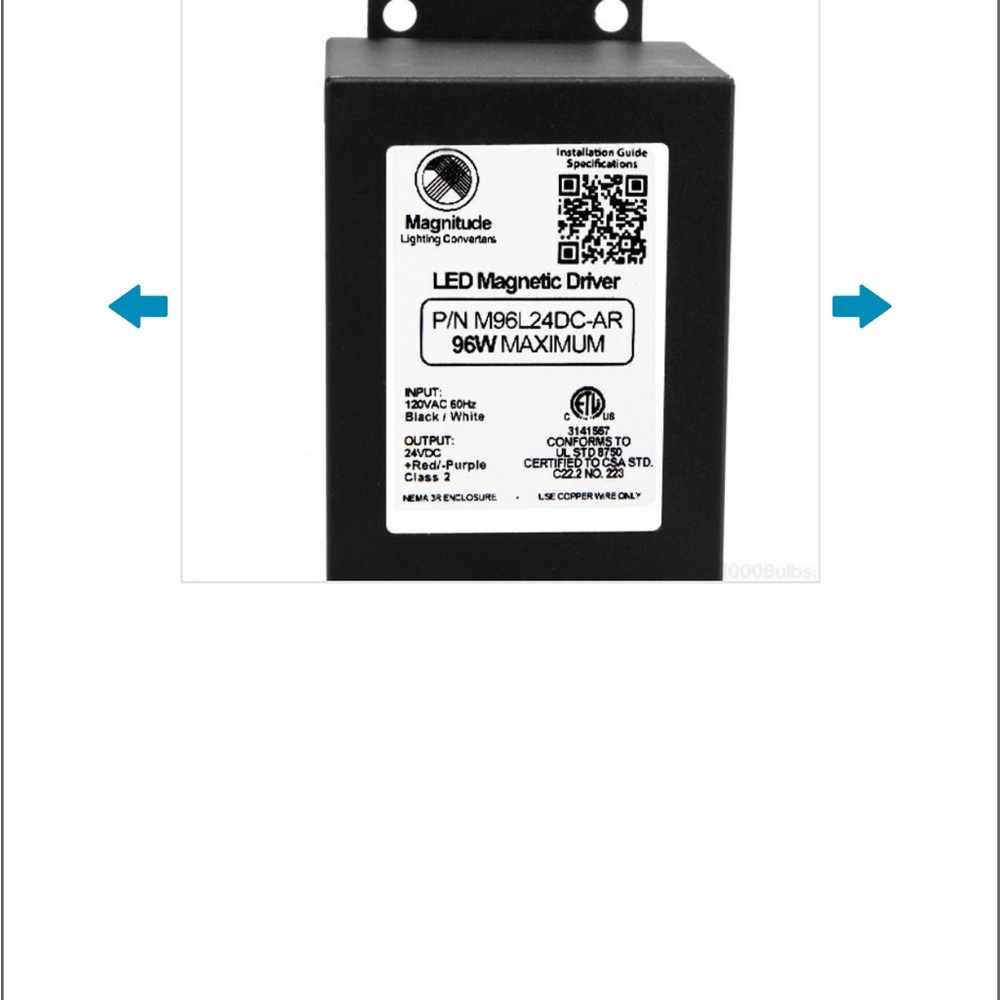 LED Driver - Dimmable - 24 Volt - 0-96 Watt
